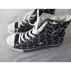 Ben Sherman The Beatles Yellow Submarine High Top Sneakers Mens‎ 13 Black Canvas